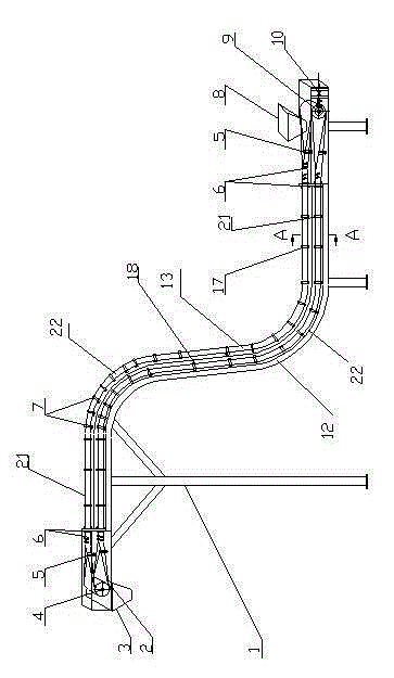 Tobacco material belt conveyer