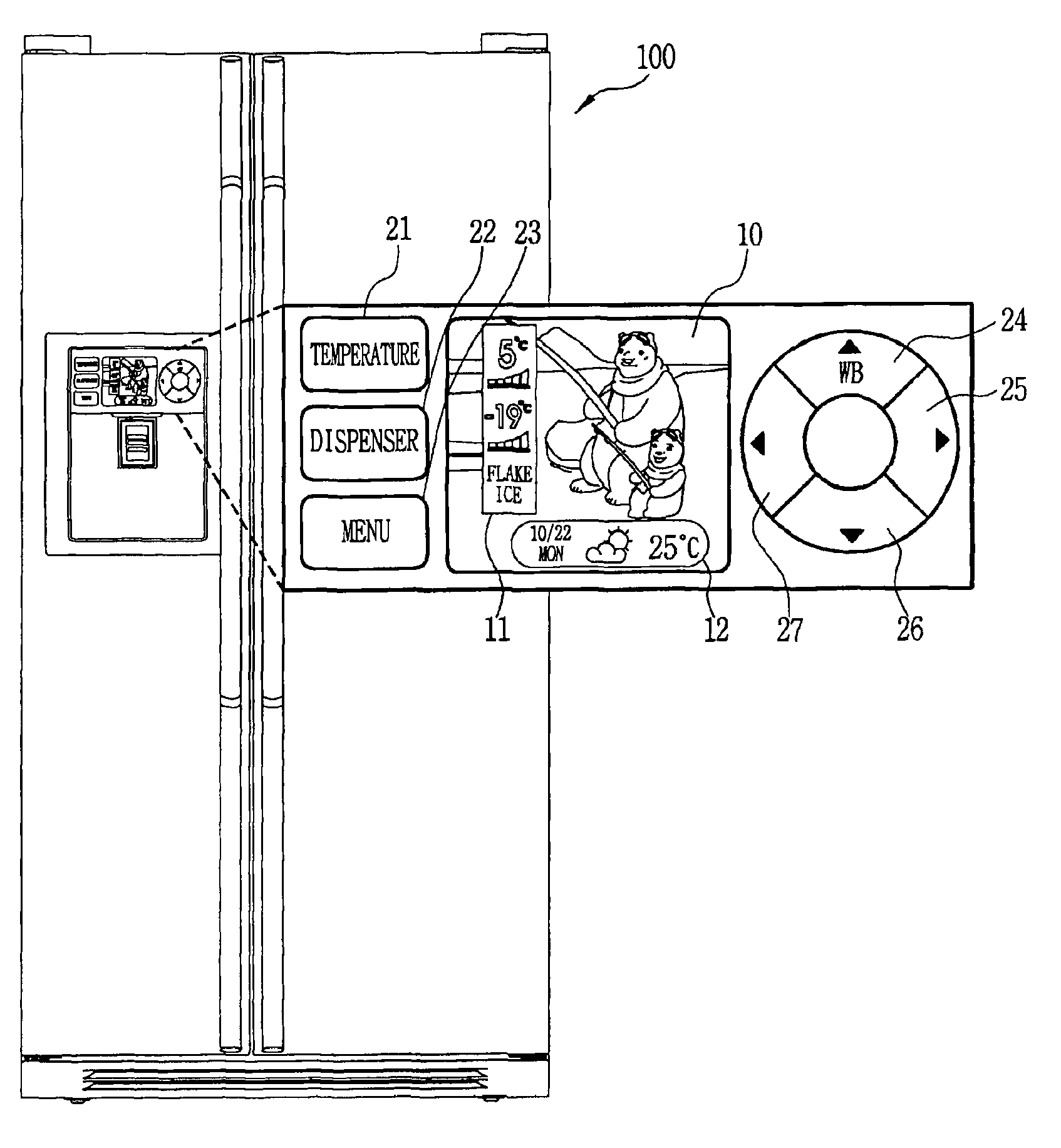 Electric device with wireless communication module