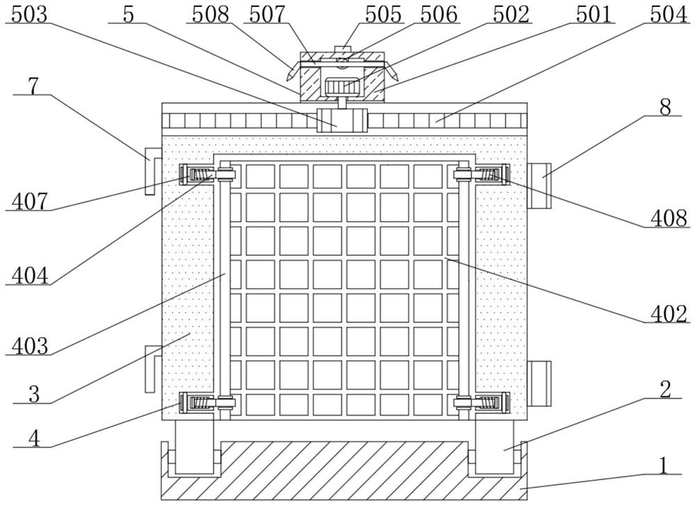 Anti-collision guardrail for bird repelling in airport based on toughness design