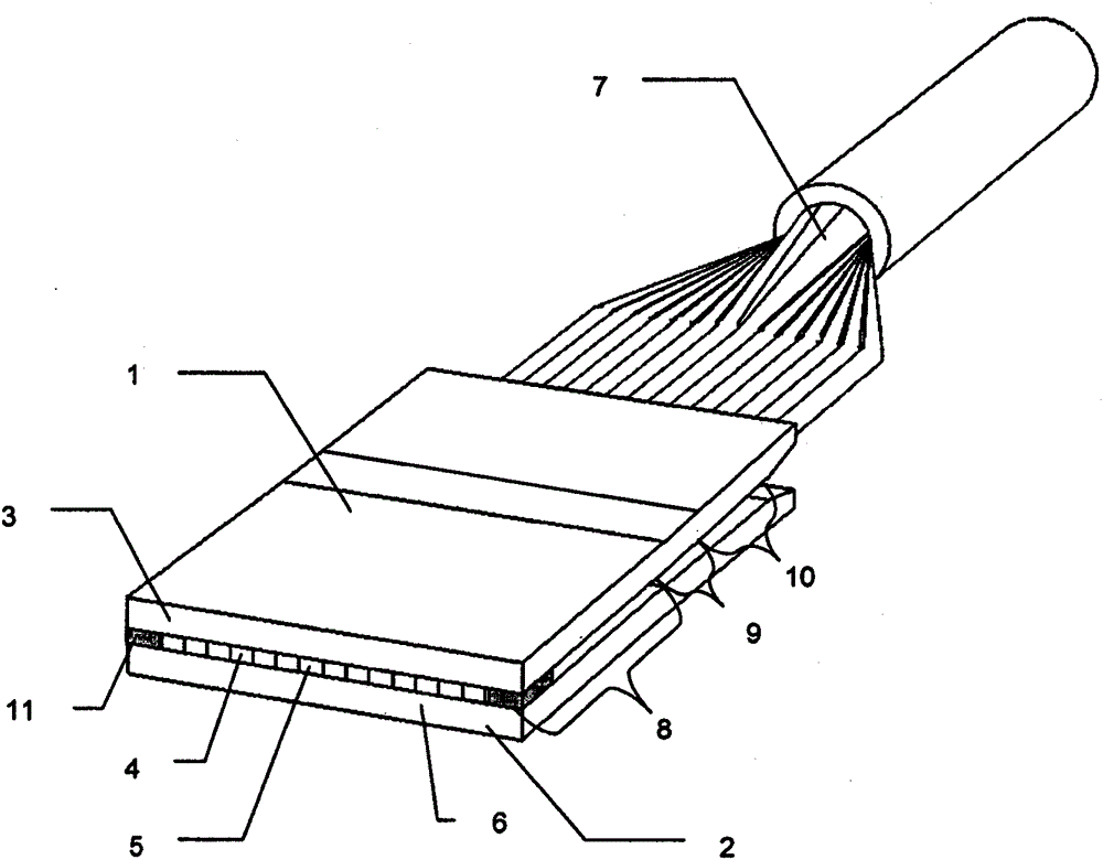 Light guide for delivering radiation and method of manufacture