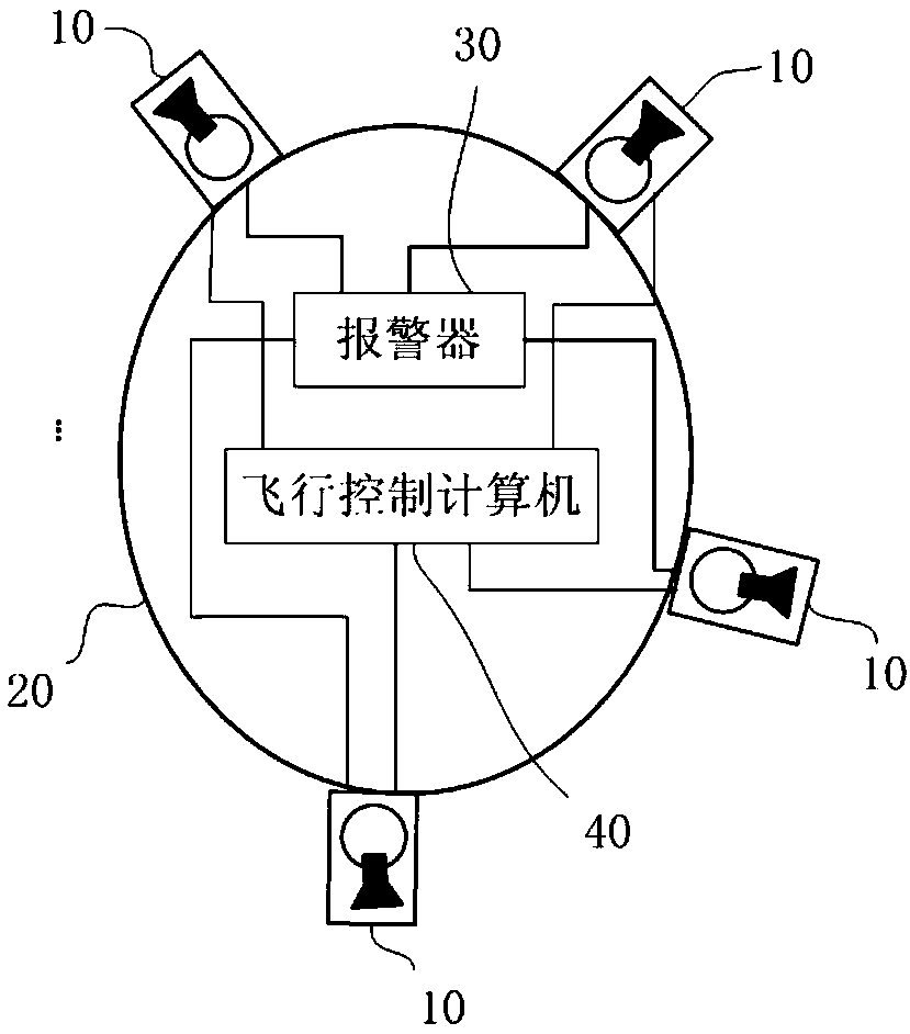 Helicopter anti-collision warning system and method