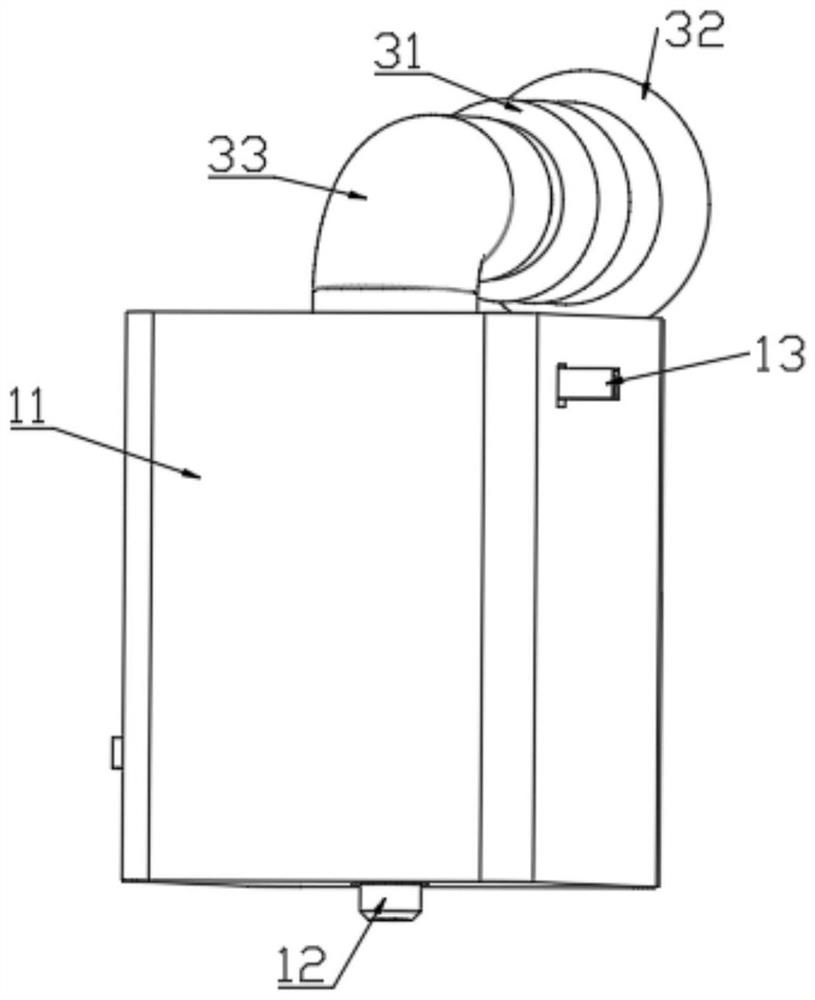 Textile air conditioner hot air recycling device