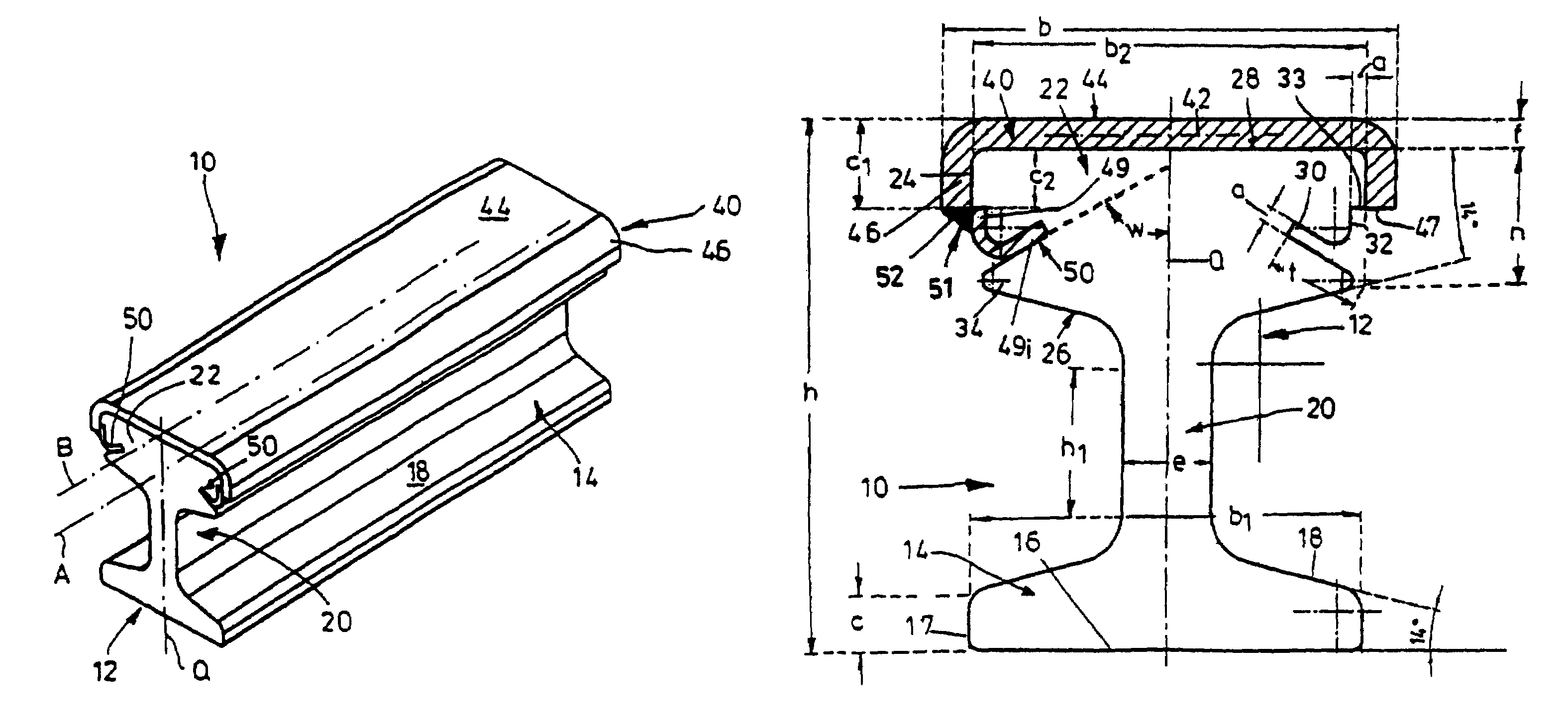 Composite profile and method for manufacturing the composite profile