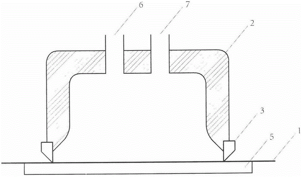 A glue coating method and device