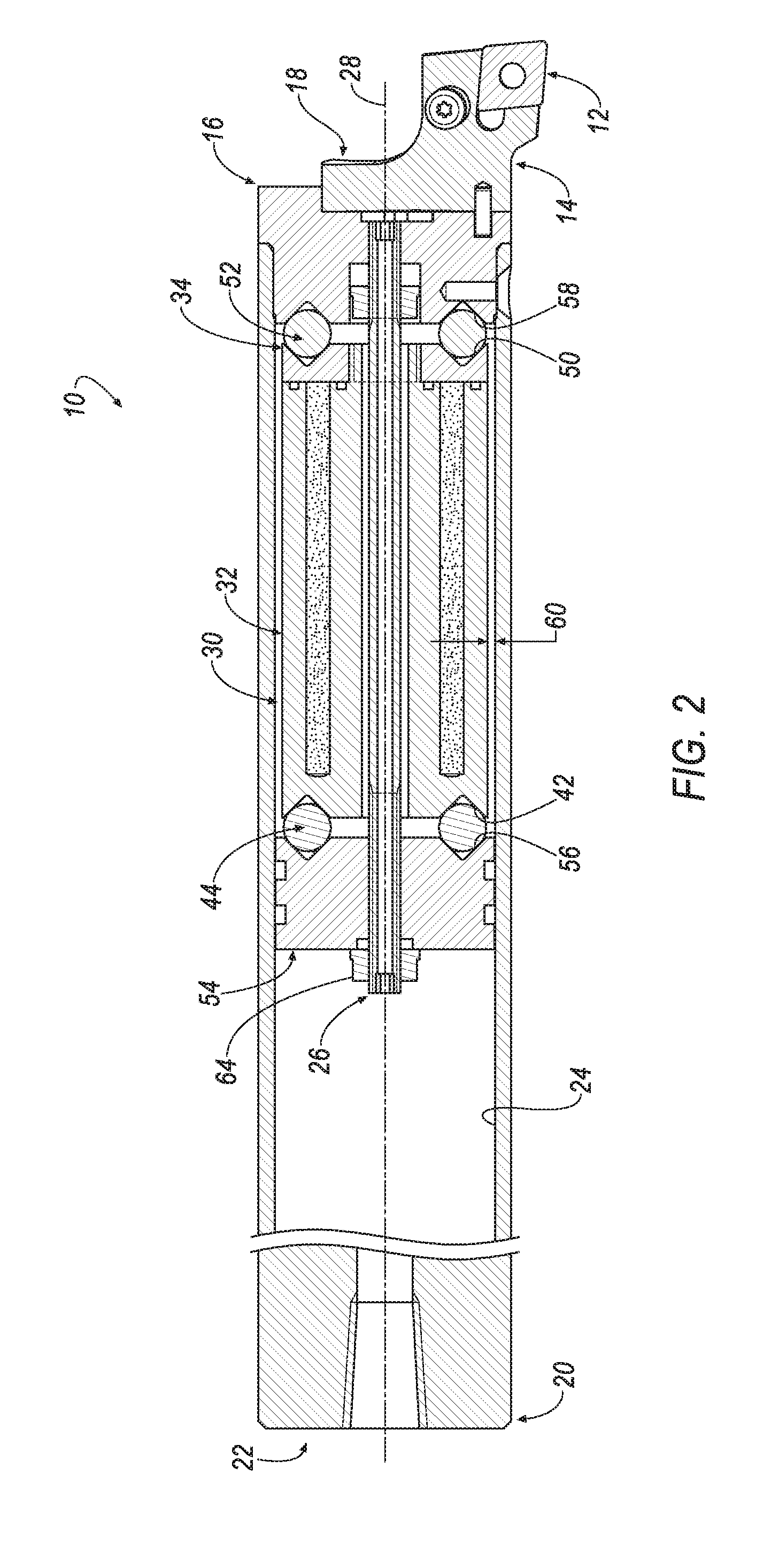 Toolholder with tunable passive vibration absorber assembly