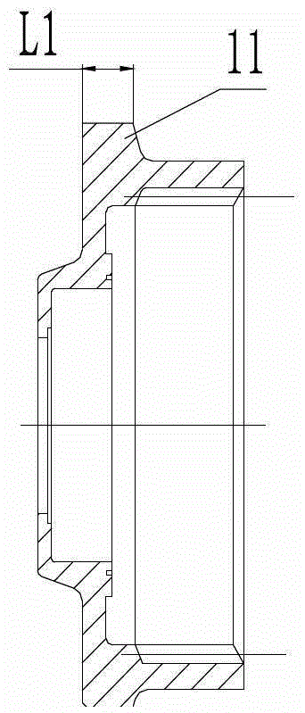 Circumferential damping structure of ring gear seat of starter and starter