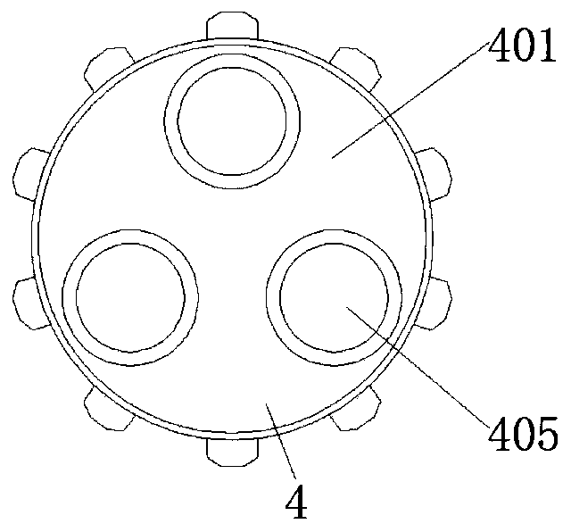 Feeding device capable of feeding quantitatively and for chicken breeding