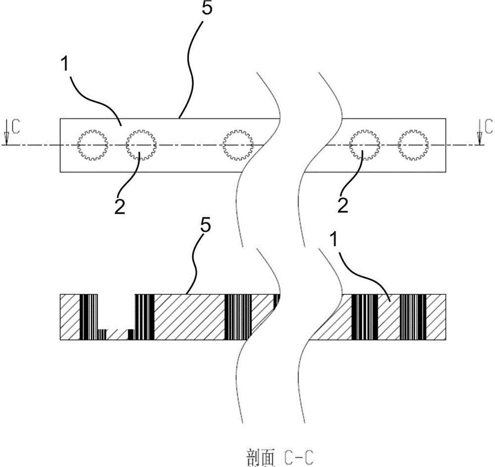 Multi-array planar heat tube