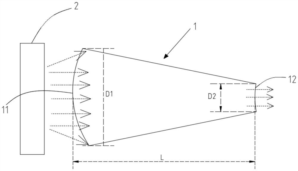 Lens for panel lamp and panel lamp comprising lens