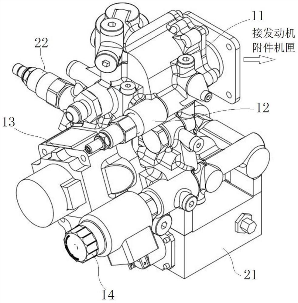 A double-margin aero-engine fuel regulation control system