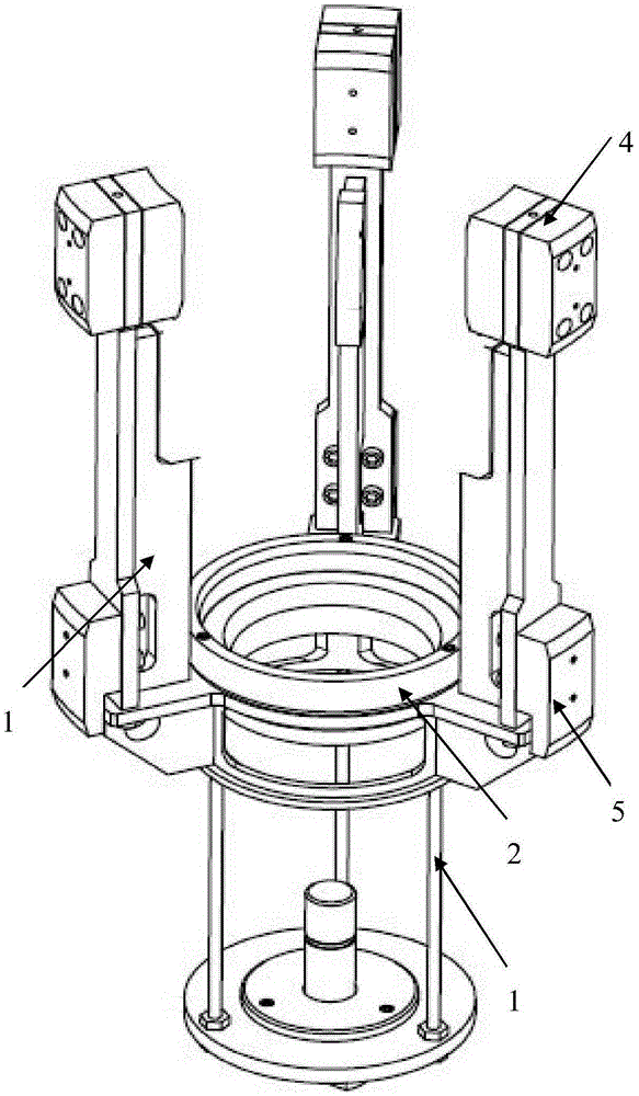 Tooling device used for assembly of rotor and stator in shielding electric motor