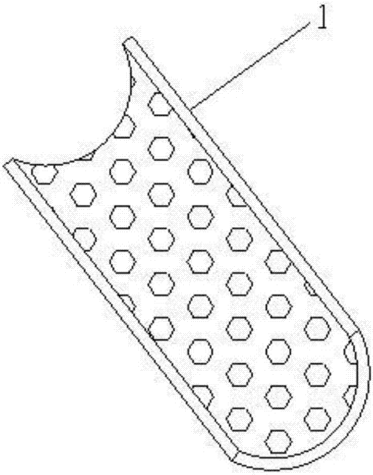 Abdomen skin flap fixing device