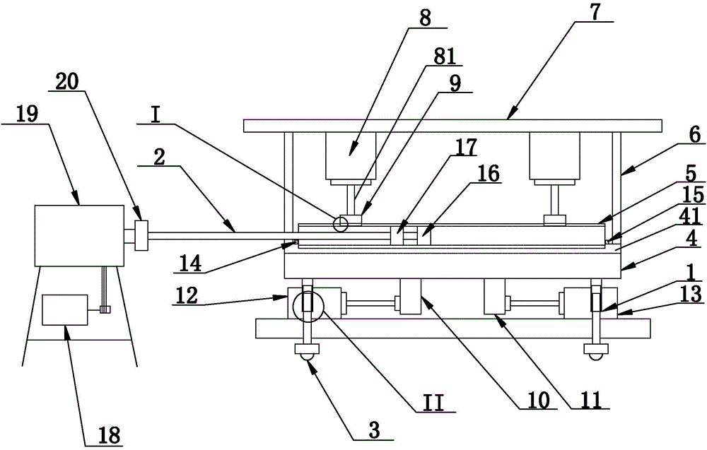 Inner polishing device for minor-caliber steel tube