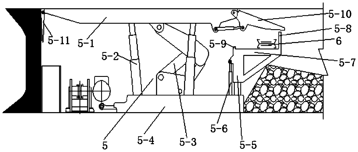 System and method for dry filling of mined-out areas