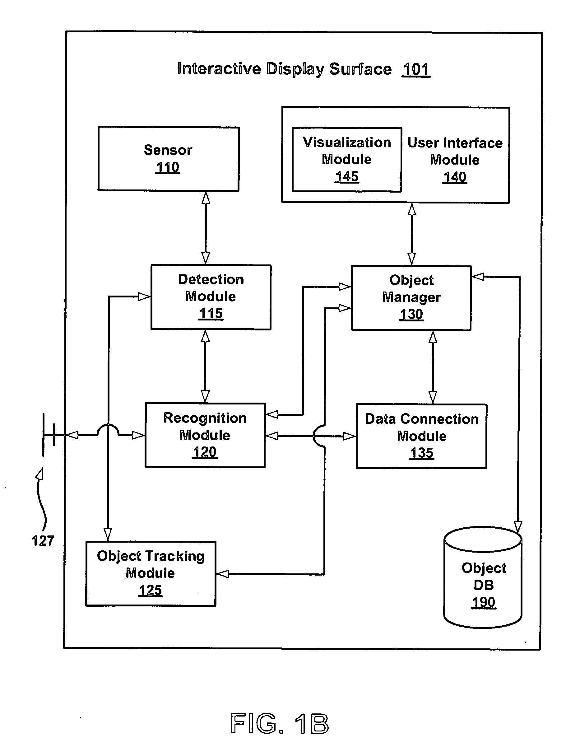 Method and system for interfacing a digital device with an interactive display surface