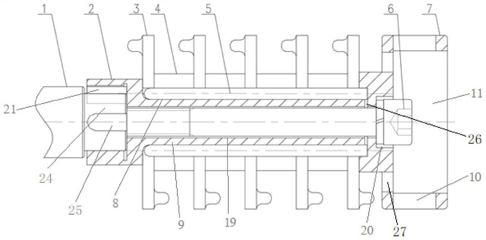 Novel disc type spacer block efficient grinding device