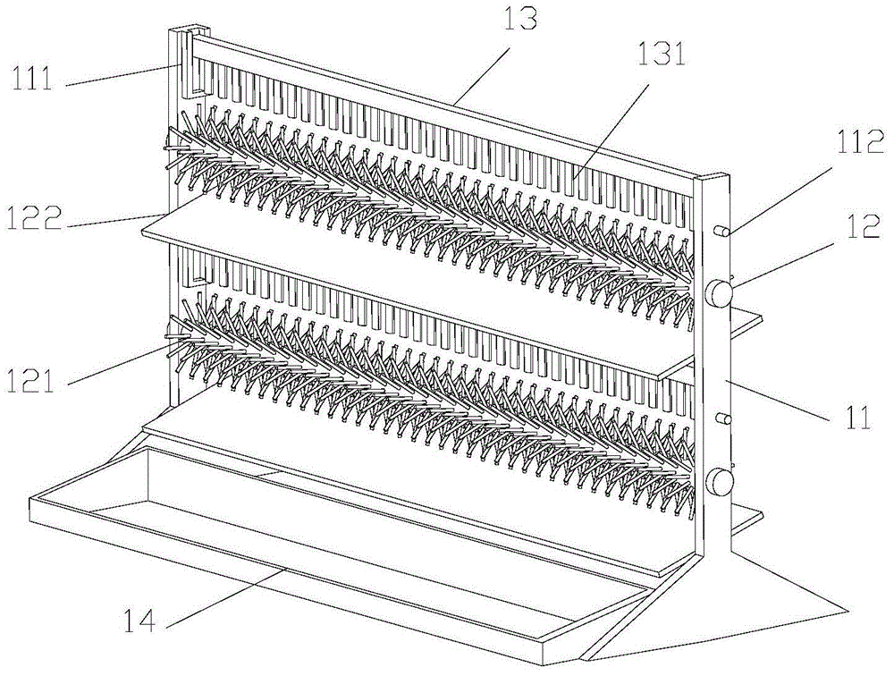 silkworm comb for agricultural production