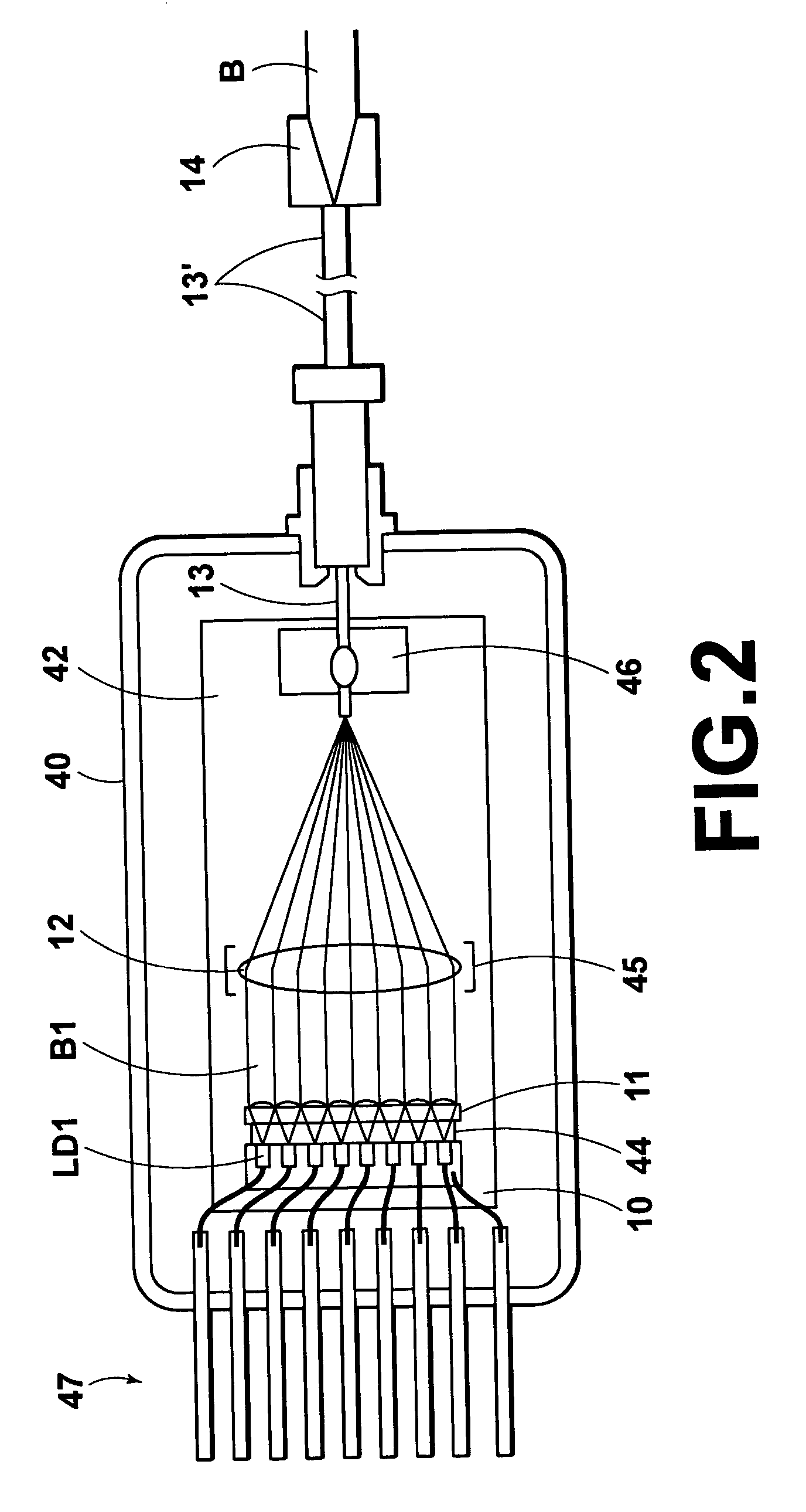 Laser apparatus having protection member at light-emission end of multimode optical fiber