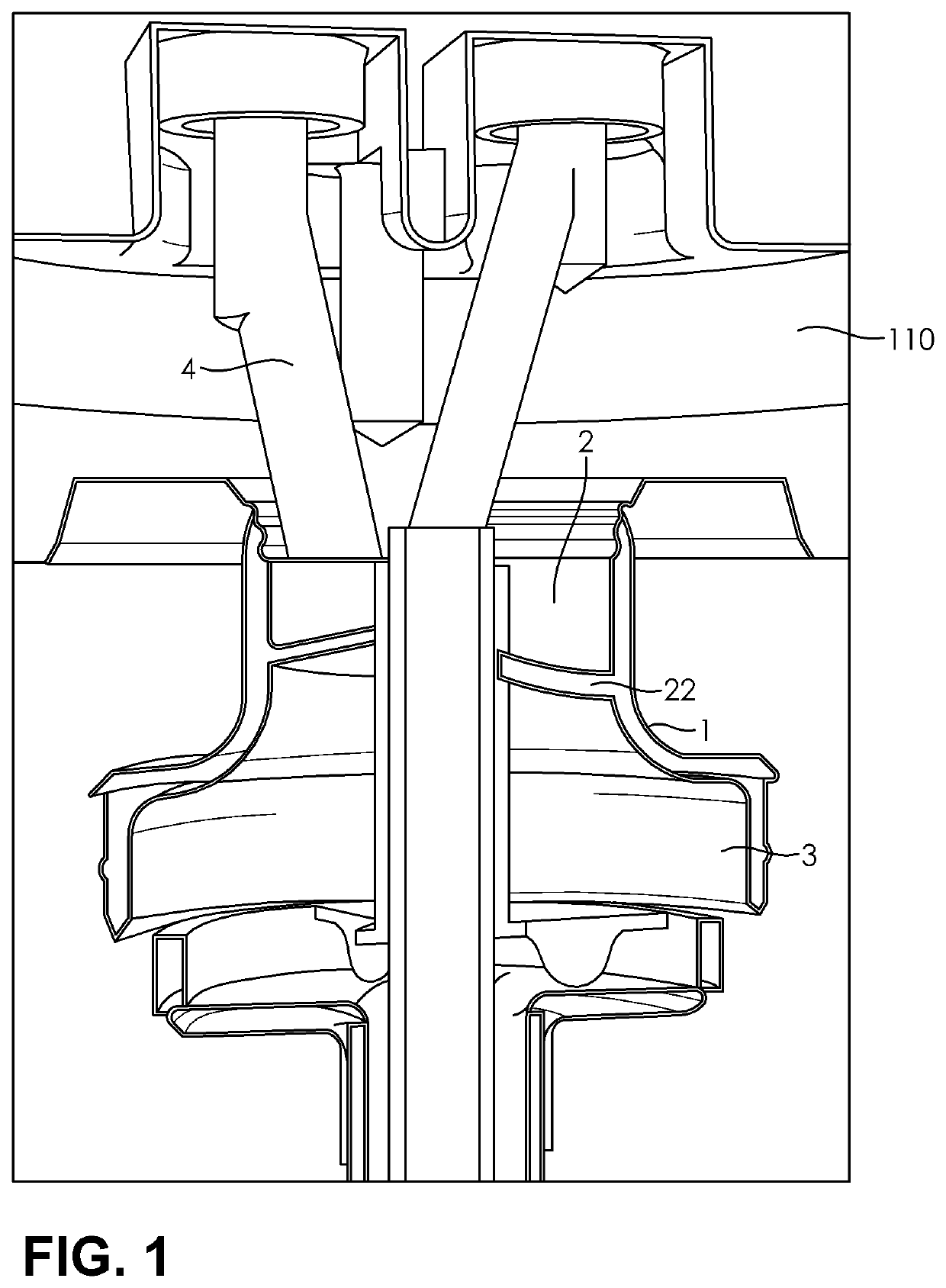 Cyclone for separation of gas-liquid mixture, and a refrigerant accumulator containing this cyclone