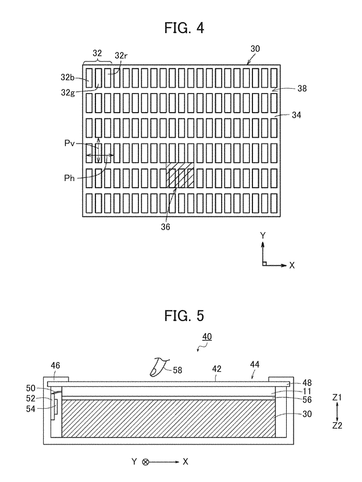 Conductive film, display device equipped with same, and method for determining pattern of conductive film