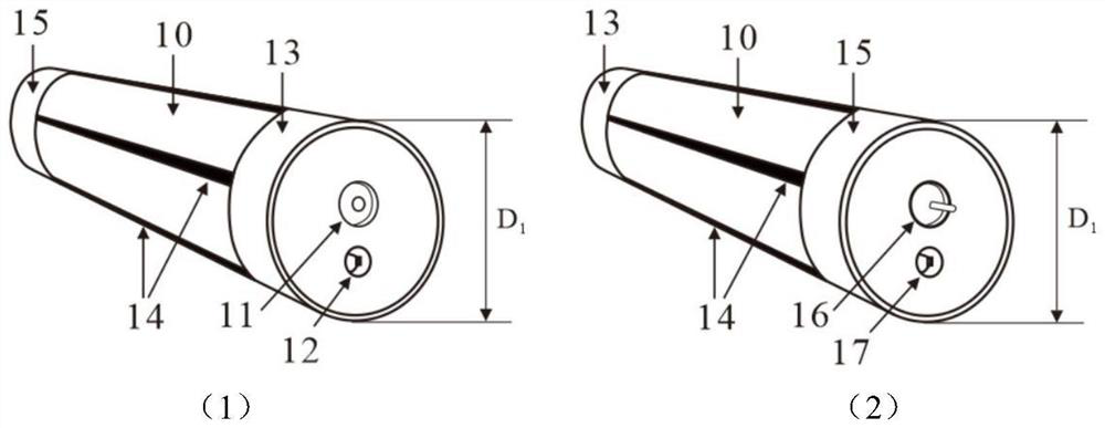 A quasi-distributed in-situ measurement method and device for soil matrix suction based on fiber grating