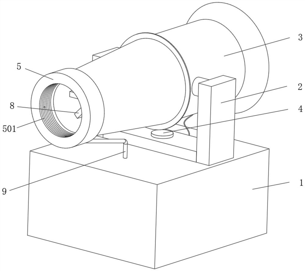Environment-friendly dust removal fog gun machine and using method thereof