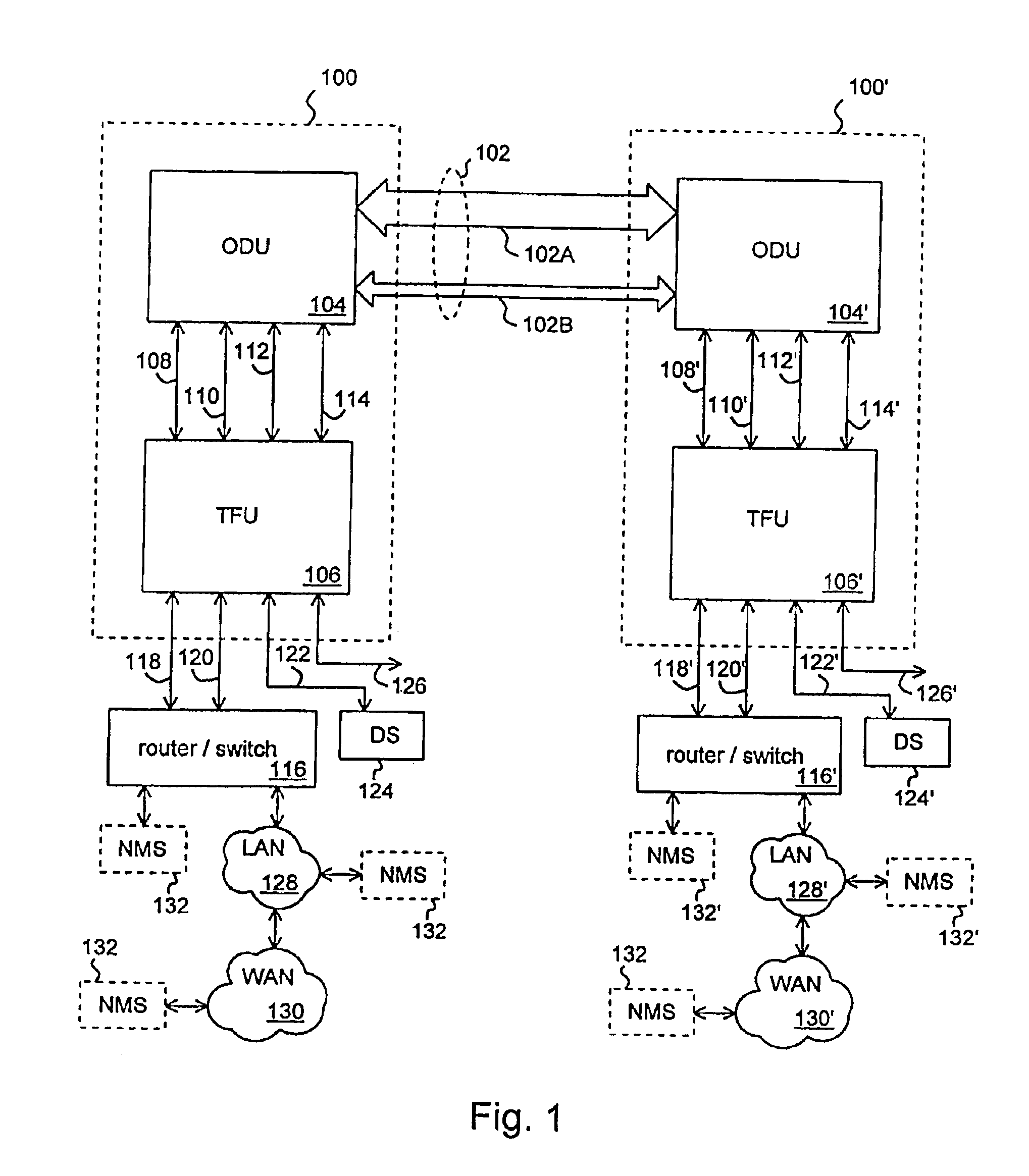 Method and apparatus for transporting ethernet data packets via radio frames in a wireless metropolitan area network