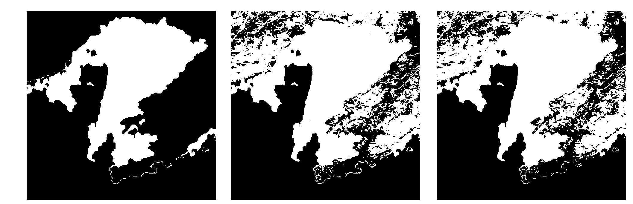 Sea ice parameter extraction method on basis of satellite image