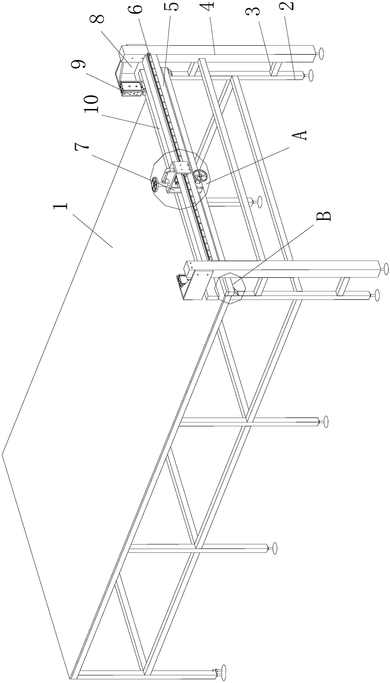 Cutting table for PDLC dimming film cutting