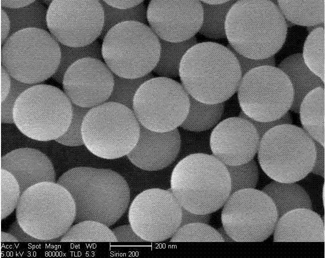 Method for preparing SiO2@ROX nanoparticle fluorescent probe array for detecting malachite green