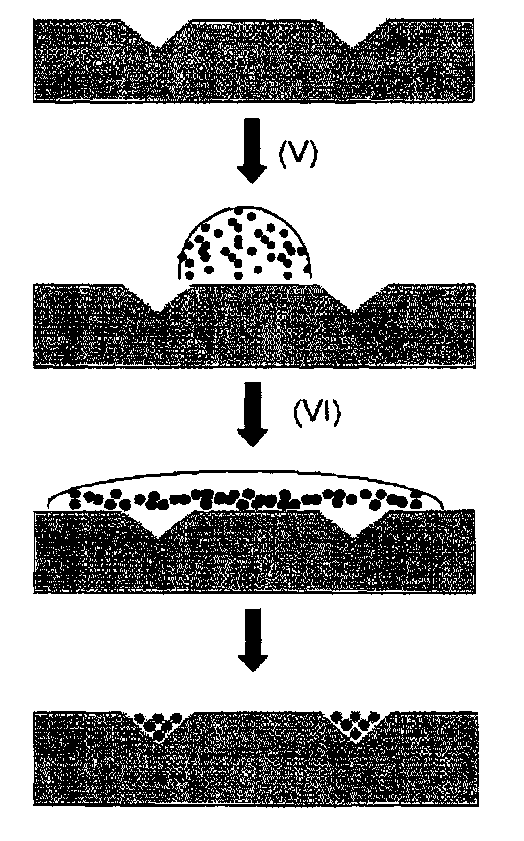 Composite materials having substrates with self-assembled colloidal crystalline patterns thereon