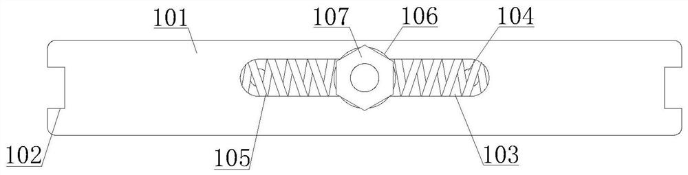 Adjusting device for sound outlet angle of loudspeaker and implementation method thereof