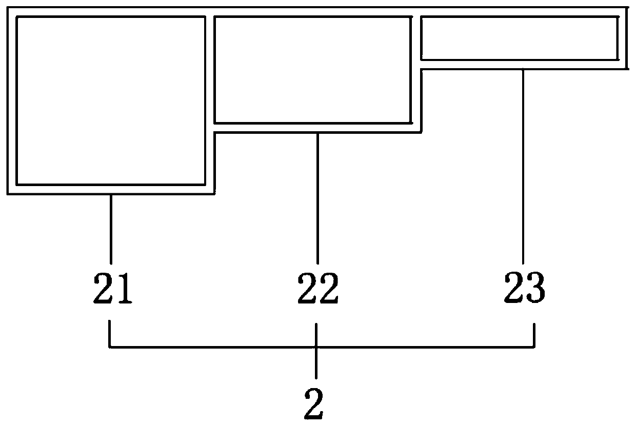 Stair type leveling mechanism and method adopting multi-grade distance adjustment