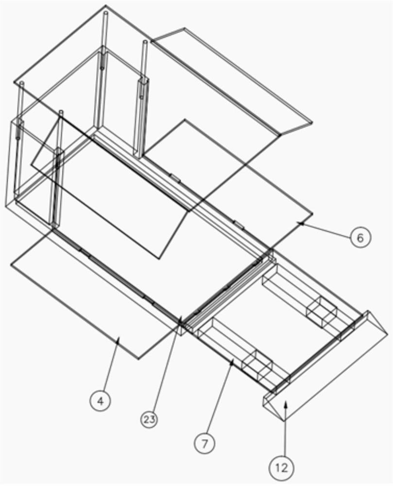 Light impact-resistant maintenance deck and application thereof