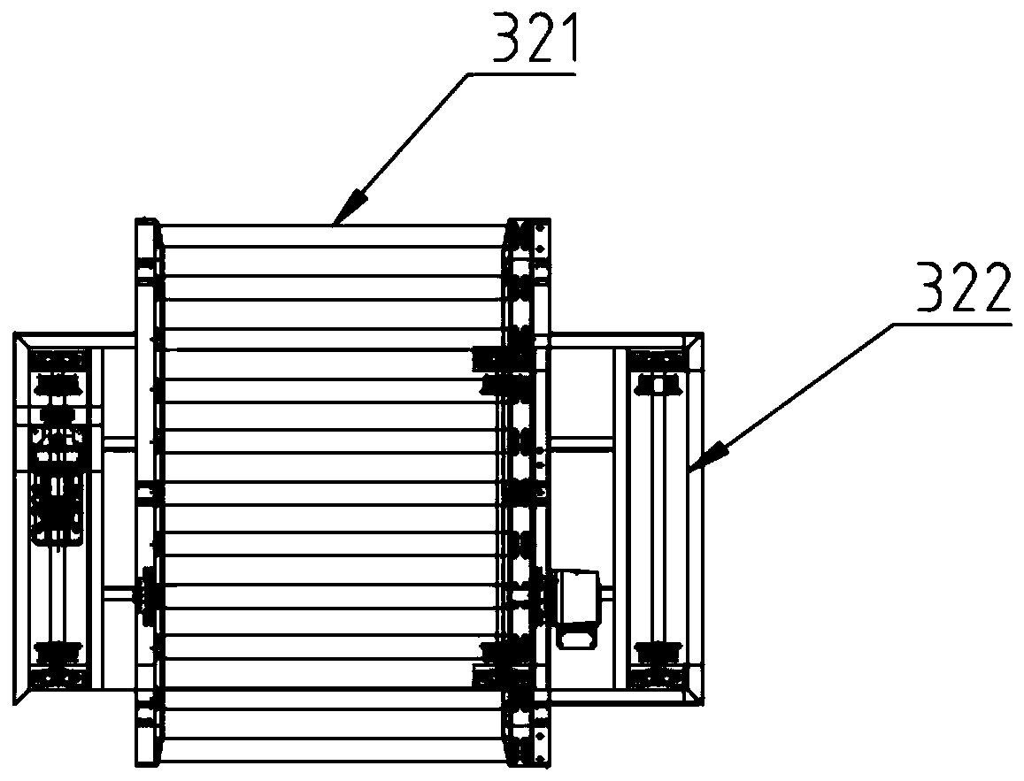 Intelligent conveying system of intelligent spinning production line