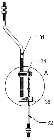 Adjustable fixing brace