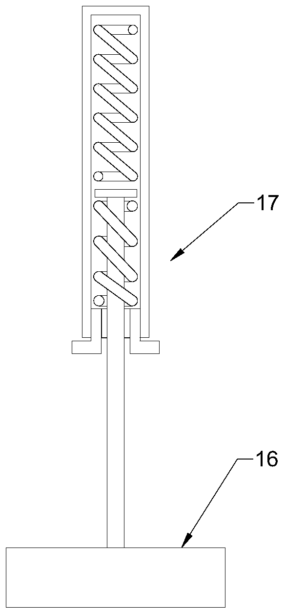 Vertical cutting device for tubular workpiece