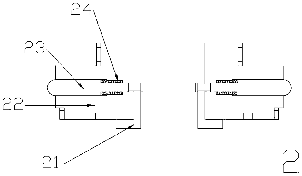 Three-dimensional crustal stress measuring device based on borehole deformation method