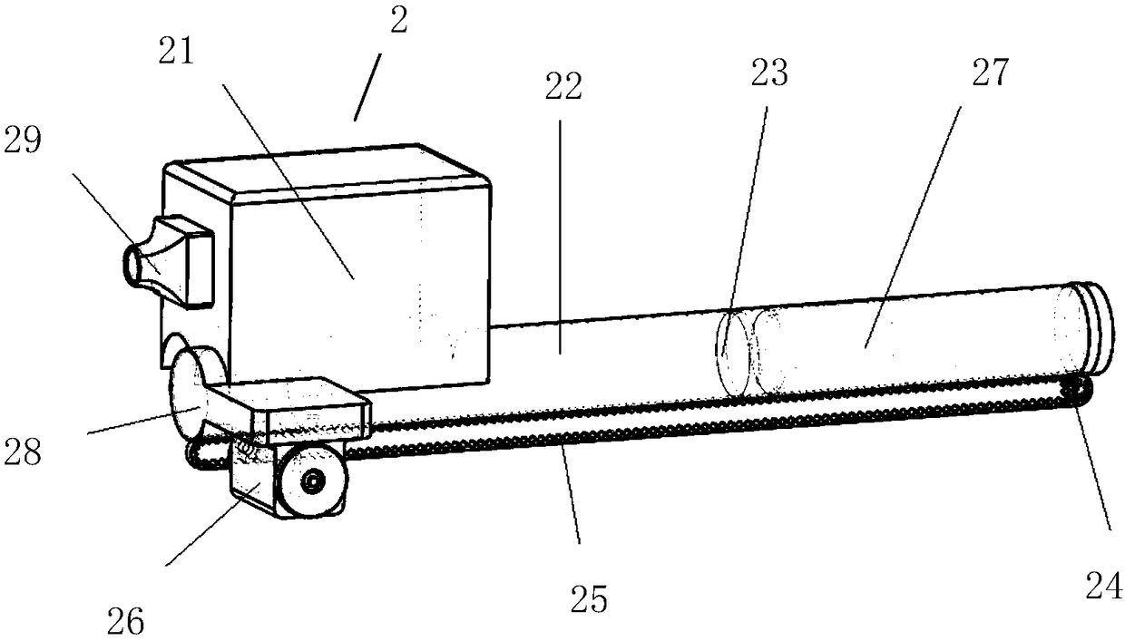 Projectile type high-altitude fire extinguishing unmanned aerial vehicle system and using method thereof