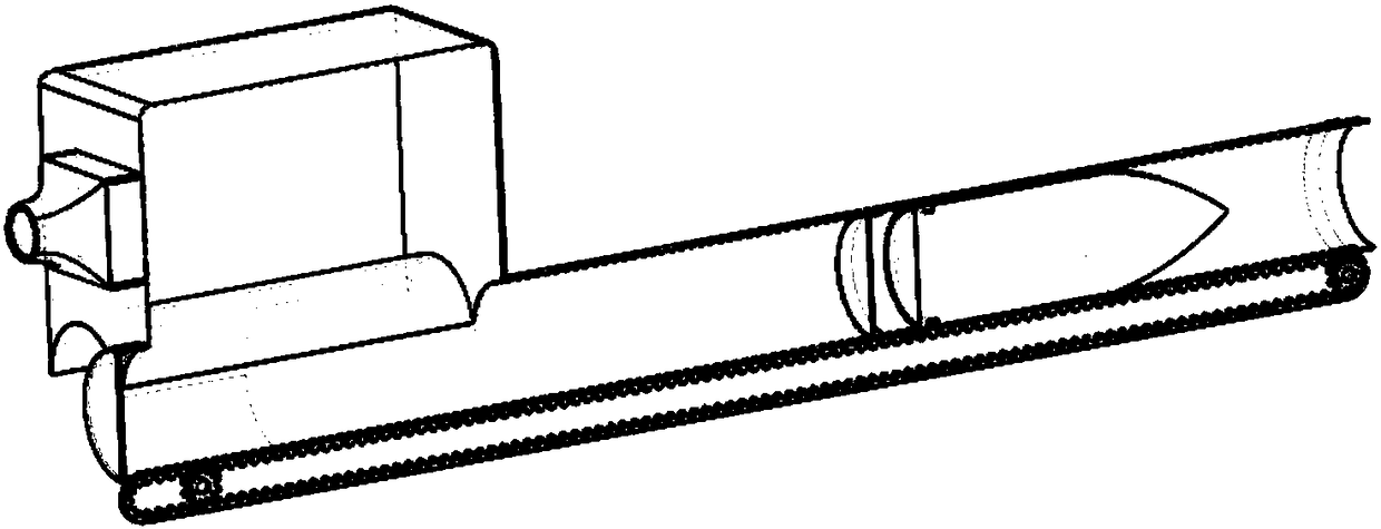 Projectile type high-altitude fire extinguishing unmanned aerial vehicle system and using method thereof