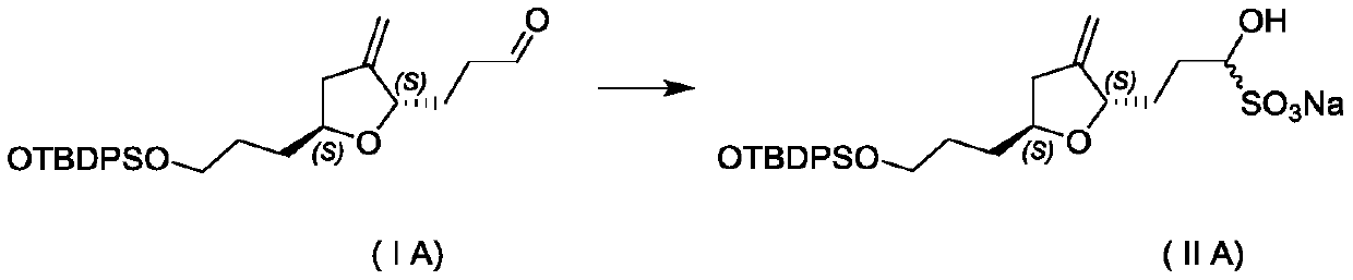 Refining method for improving optical purity of eribulin intermediate compound