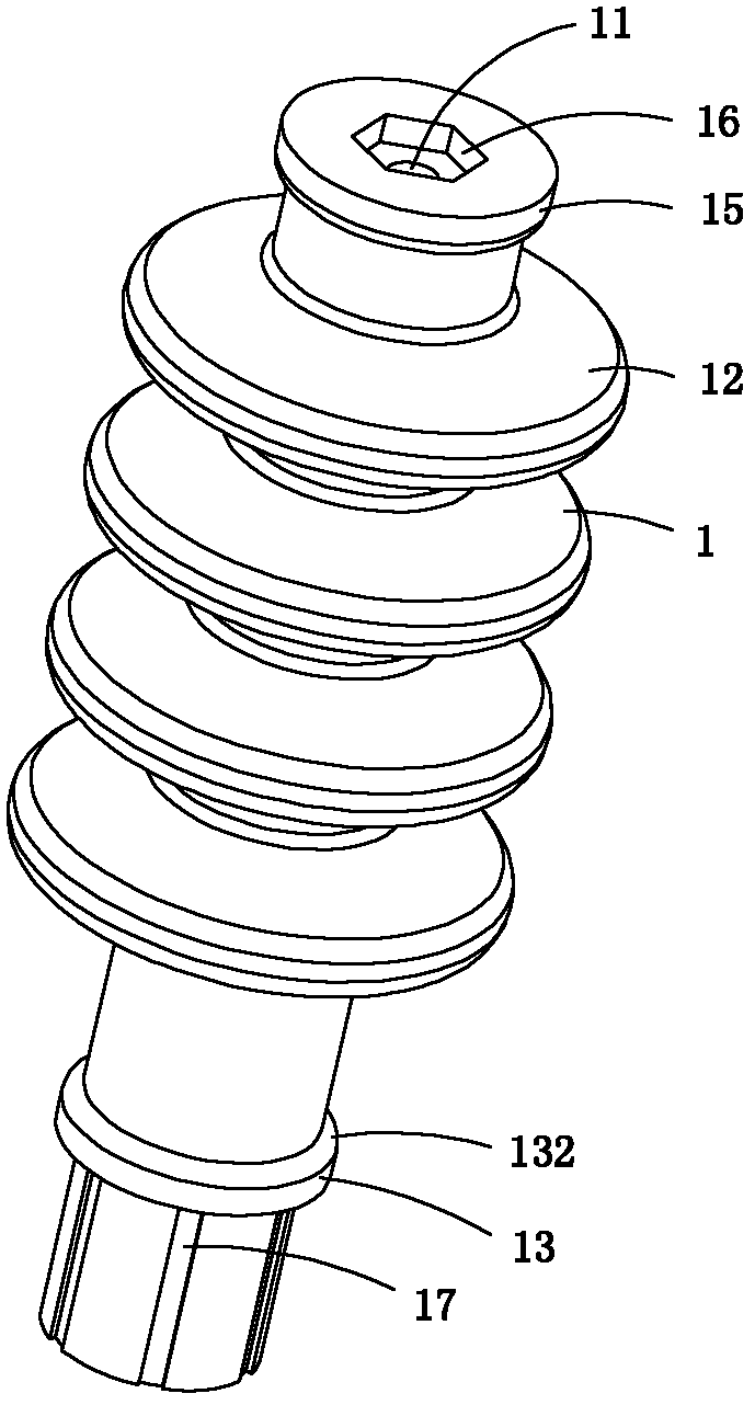 Porcelain insulator for power capacitor