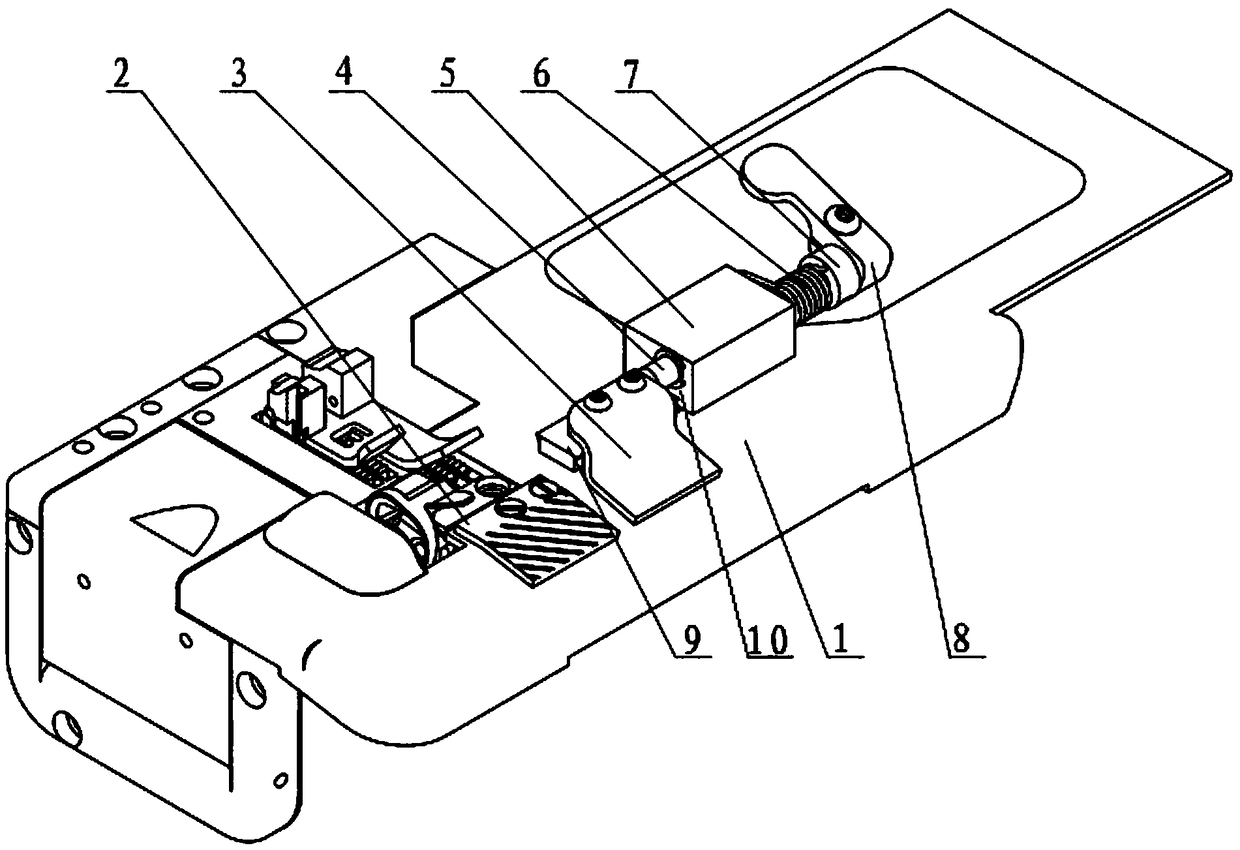 Sewing machine and fabric flattening device