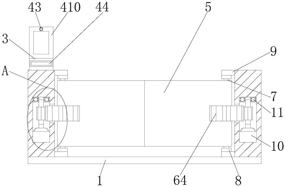 Entrance guard face recognition device for intelligent park safety management and use method