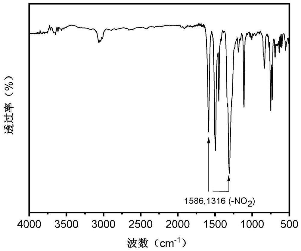 A kind of diamine compound containing symmetrical double fluorophore structure and its preparation and application, polyamide and polyimide and its preparation and application