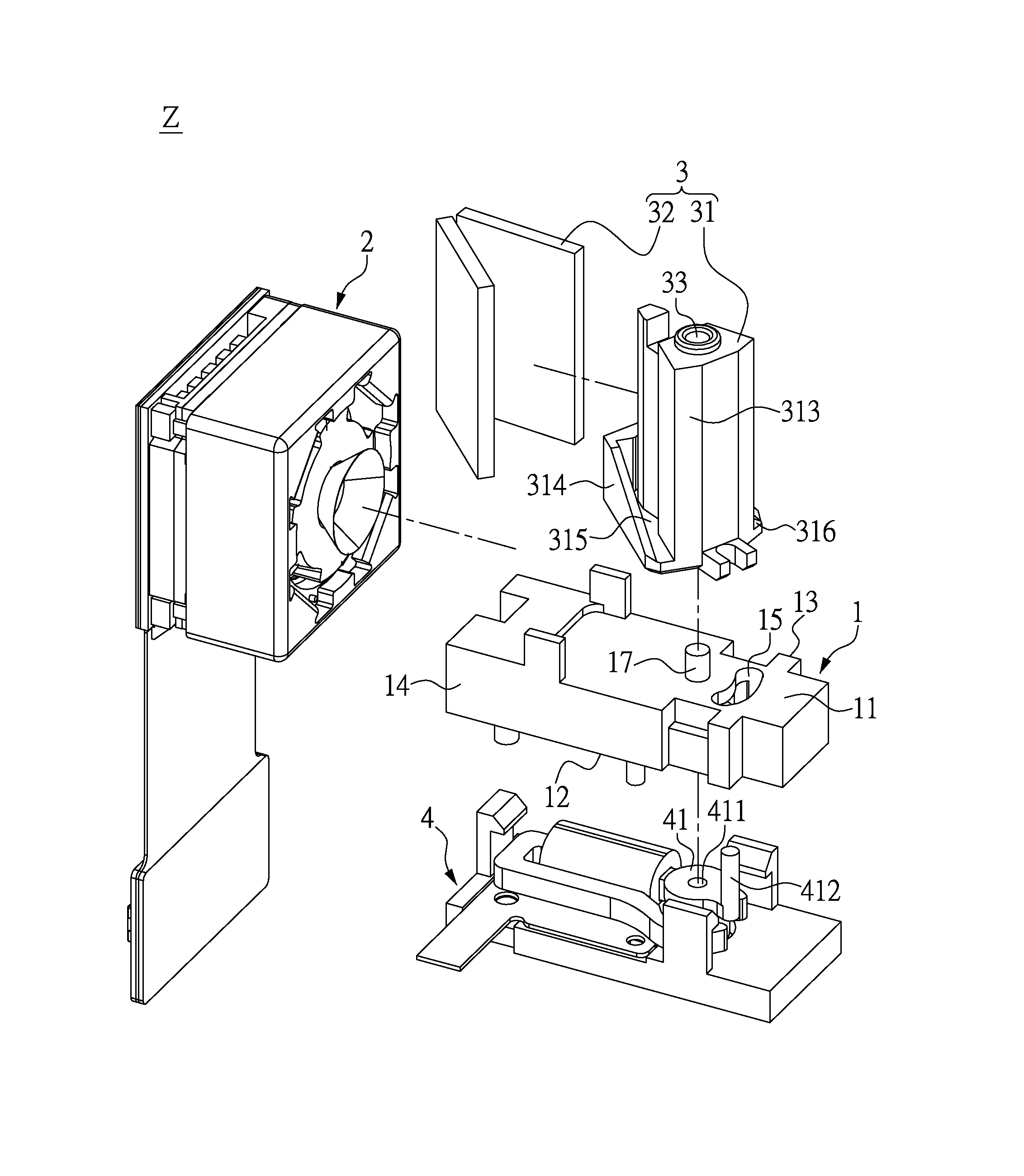 Camera angle adjustable device and the method of handling the article