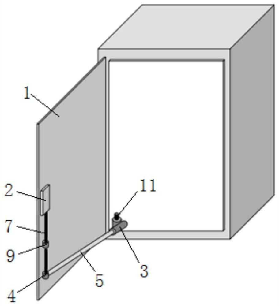 Substation intelligent cabinet door and its intelligent control method