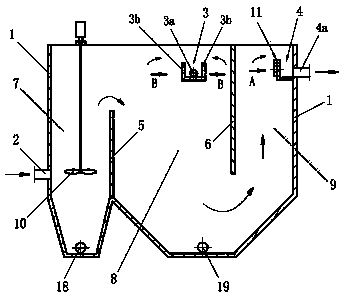 Kitchen wastewater oil-water separation device