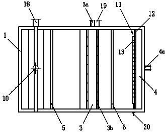 Kitchen wastewater oil-water separation device