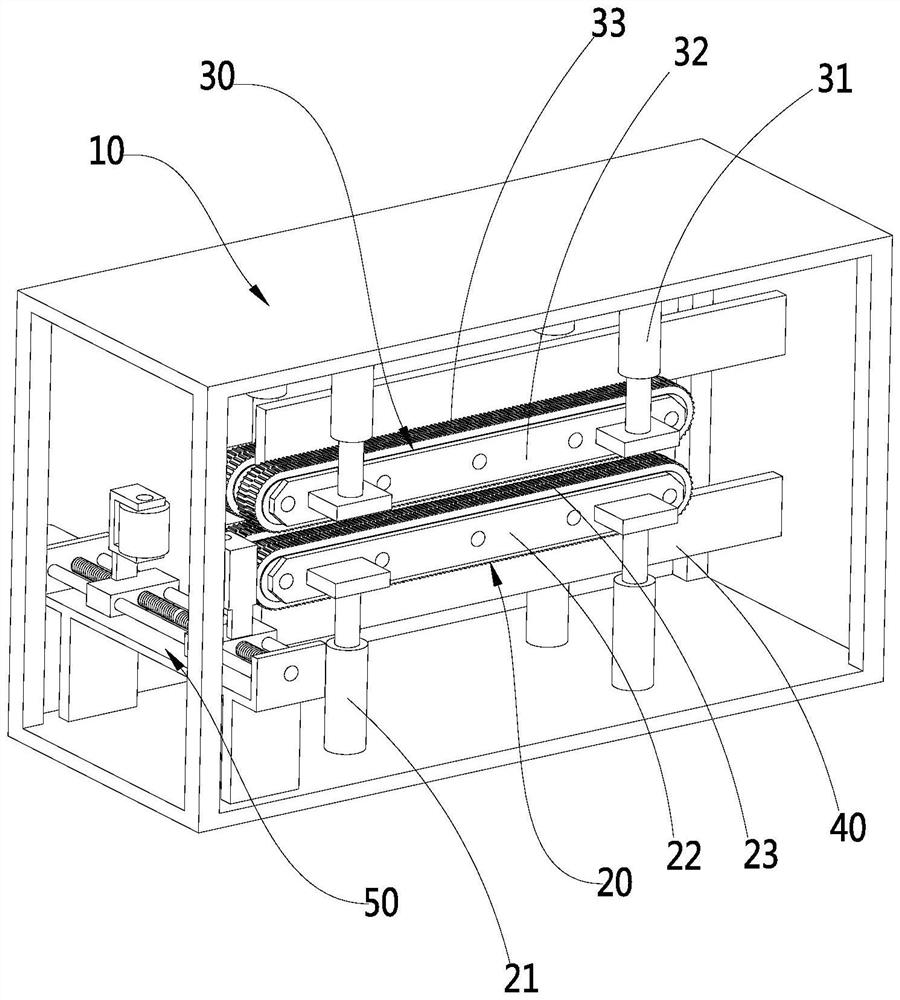 Traction machine for skirting line production